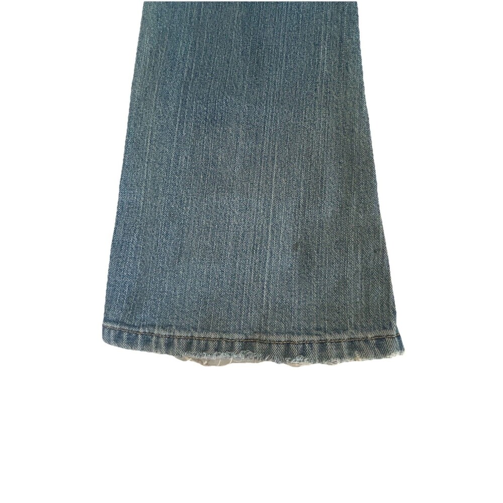 Levi’s 542 Low Flare Jeans Women’s SZ 8 Medium Light Wash Flap Pocket Stretch - Picture 9 of 9